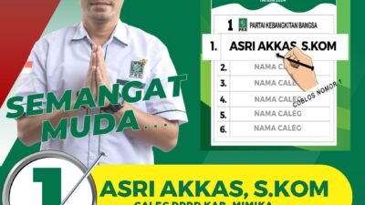 Inilah Sosok Bangkit , Caleg Muda Partai PKB Siap Bertarung di Dapil  6 Nomor Urut 1 Asri Akkas