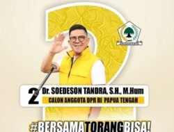 Caleg DPR RI dari Parpol Golkar Nomor 2 Soedeson Tandra Siap Perjuangkan Apirasi Masyarakat Papua Tengah