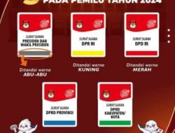 5 Warna Kertas Suara Pemilu 2024 Lengkap Keterangan dan Fungsinya