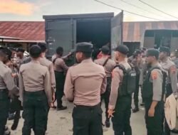 Jelang Pemilu, 33 Personel Tiba Di-kabupaten Dogiyai Untuk Mengamankan Pemilu Di Bulan Februari 2024 Mendatang