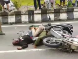 Dua Orang Meninggal Dunia Satu Selamat Laka Ganda di Jalan Cenderawasih SP3 Timika