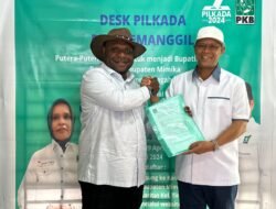 Bakal Calon Bupati Dan Wakil Bupati Mimika : Alex Omaleng dan Yusuf Rombe Resmi Merapat Ke- partai PKB