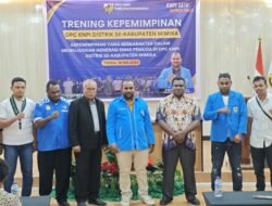 Mewujudkan Generasi Emas di DPC KNPI Distrik Se-Kabupaten Mimika DPD KNPI Mimika Mengelar Training Kepemimpinan