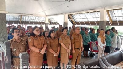 Dinas Ketahanan Pangan Kabupaten Mimika Mengelar Pelatihan Pengelolaan Bahan Pangan Lokal