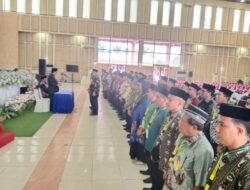 Pelantikan Dewan Hakim di mulai Dari Pembacaan Ayat Suci Al-Qur’an di Lanjutkan Dengan Pembacaan Surat Keputusan oleh Rasmani Sumarta. SE. MM. dan Dilakukan Pembacaan Sumpah Janji oleh Ketua LPTQ Provinsi Papua H. Setiyo Wahyudi, SE., MM,