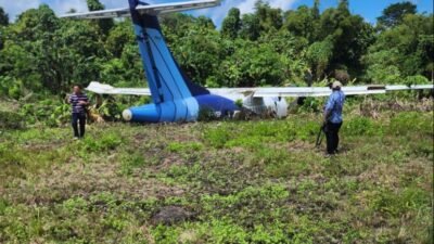 Pesawat Trigana Air Tergelincir di Serui, Penumpang di Laporkan Dalam Keadaan Selamat