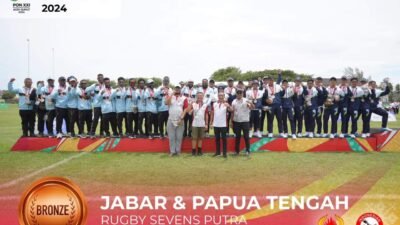 Alet Papua Tengah Raih Medali Perunggu di Cabor Jujitsu PON XXI-2024