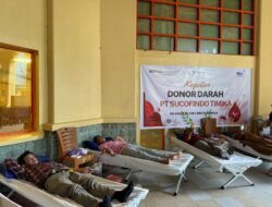 Peringati HUT ke-68, PT SUCOFINDO Cabang Timika Gelar Donor Darah