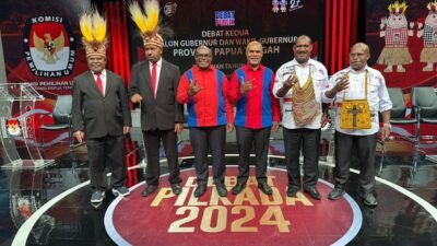 Debat Kedua Pilkada Papua Tengah : 4 Paslon Cagub Papua Tengah Aduh Gagasan