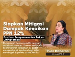 Ketua DPR-RI Puan Maharani: Menyoroti Kenaikan Tarif Pajak Pertambahan Nilai (PPN) Dari 11% Menjadi 12%