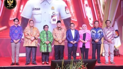 Ketua DKPP Heddy Lugito, Hadiri Acara Launching Satu Peta Data Pemilu Tahun 2024