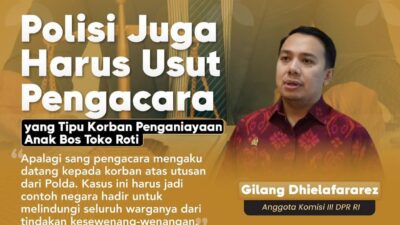 Anggota Komisi III DPR RI Minta Kasus Penganiayaan dan Penipuan Dituntaskan