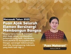 Ini Pesan Ketua DPR-RI Puan Maharani, di Tahun Baru 2025