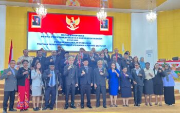 DPRK Mimika Gelar Paripurna Usulan Pimpinan Definitif Periode 2024-2029