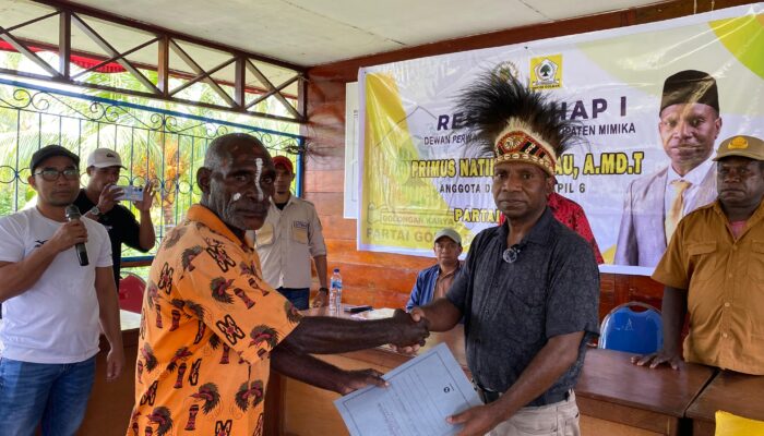 Anggota DPRK Mimika Primus Natikapereyau Gelar Reses Tahap I di Kampung Atuka, Saya Melihat Banyak  Yang Perlu Dibenahi Terutama  Infrastruktur, Kesehatan, dan Pendidikan