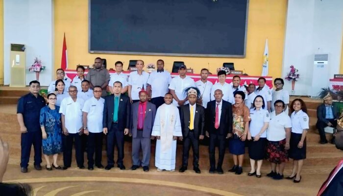 DPRK Mimika Tetapkan Pimpinan Komisi dan Alat Kelengkapan Dewan Masa Jabatan 2025–2030