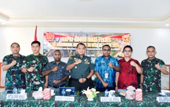 Kodim 1710/Mimika dan Forkopimda Ikuti Rakornis TMMD ke-124 Secara Virtual, Siap Dukung Pembangunan Masyarakat