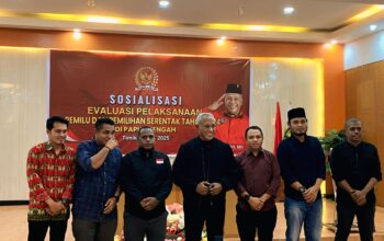 Komarudin Watubun Serap Aspirasi Penyelenggara Pemilu dan Masyarakat dalam Evaluasi Pilkada 2024 di Timika
