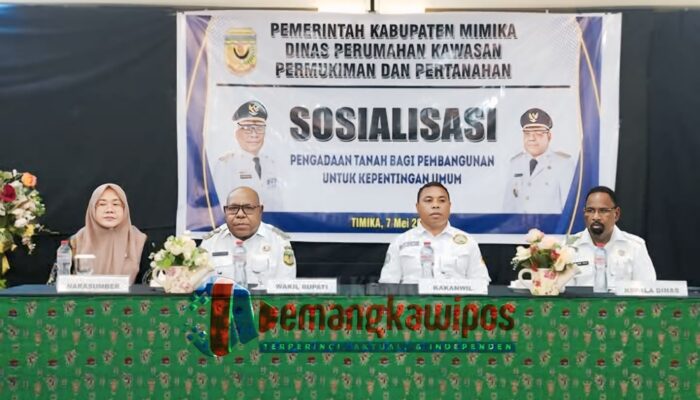 Pemkab Mimika Gelar Sosialisasi Pengadaan Tanah untuk Kepentingan Umum