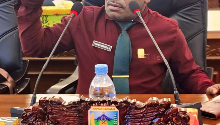 Wakil Ketua Komisi I DPR Papua Tengah Desak Pimpinan Dewan Respons Krisis di Daerah Konflik