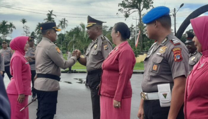 53 Personel Polri di Mimika Naik Pangkat, Kapolres: Apresiasi atas Dedikasi dan Loyalitas