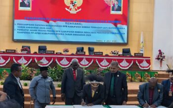DPRK Mimika Setujui Ranperda LKPJ dan Pertanggungjawaban APBD 2024
