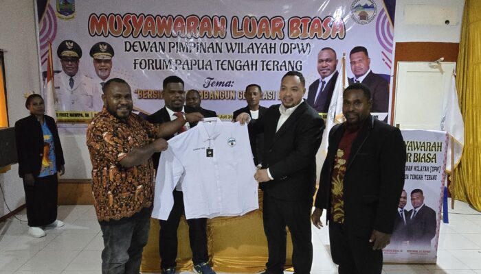 Adrian Andhika Thie Terpilih Jadi Ketua Umum FPTT: Siap Jadikan Forum Sebagai Sekolah Kepemimpinan Muda Papua Tengah