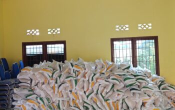 10 Ton Beras Disalurkan untuk Warga Kwamki Narama, Pemkab Mimika dan Kemensos RI Sasar Kemiskinan Ekstrem