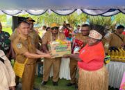 Disperindag Mimika Gelar Pasar Murah HUT RI Khusus OAP di Kampung Muare