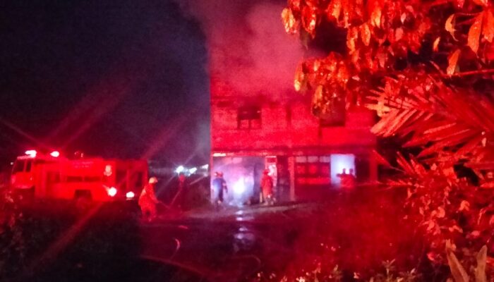 Dua Ruko di Jalan Hasanuddin Timika Ludes Terbakar, Kerugian Capai Rp 2 Miliar