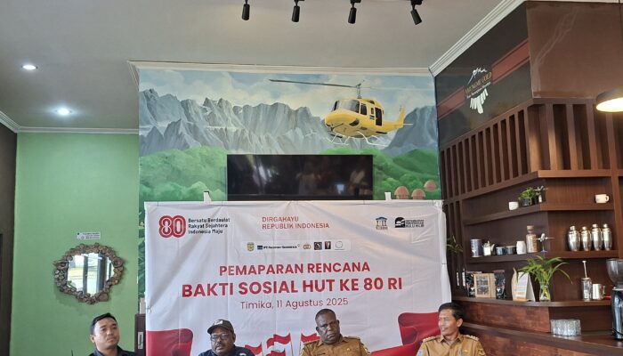 PTFI Rayakan HUT RI ke-80 di Tipuka dan Ayuka, Libatkan 1.500 Warga
