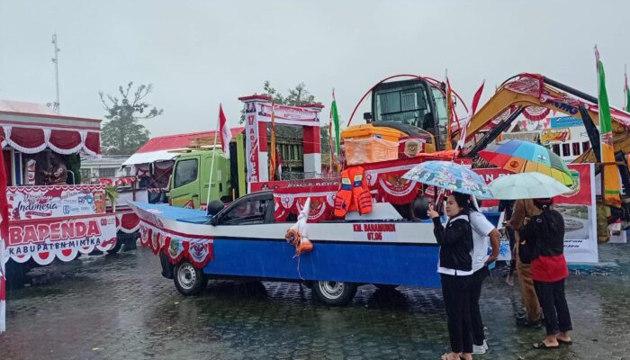 Karnaval Mobil Hias Meriahkan HUT ke-80 RI di Mimika