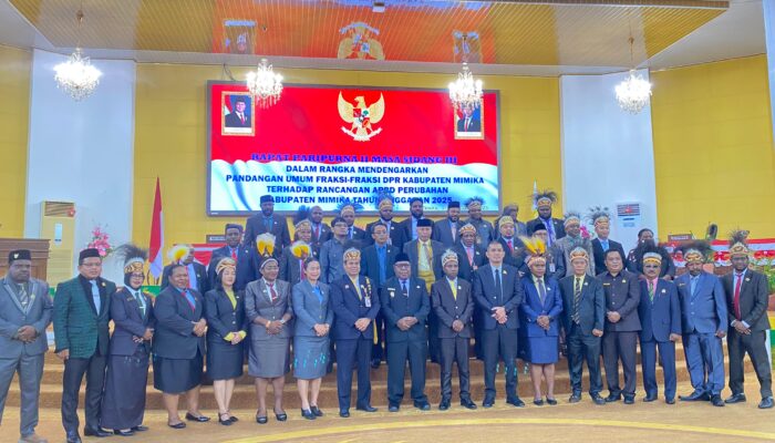 DPRK Mimika Soroti Tapal Batas, PAD, dan Pemberdayaan OAP dalam Pembahasan APBD-P 2025
