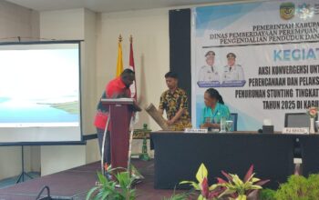 DP3AP2KB Mimika Gelar Aksi Konvergensi Percepatan Penurunan Stunting