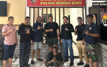 Polsek Mimika Baru Tangkap Pelaku Utama Kasus Curat di SP 5
