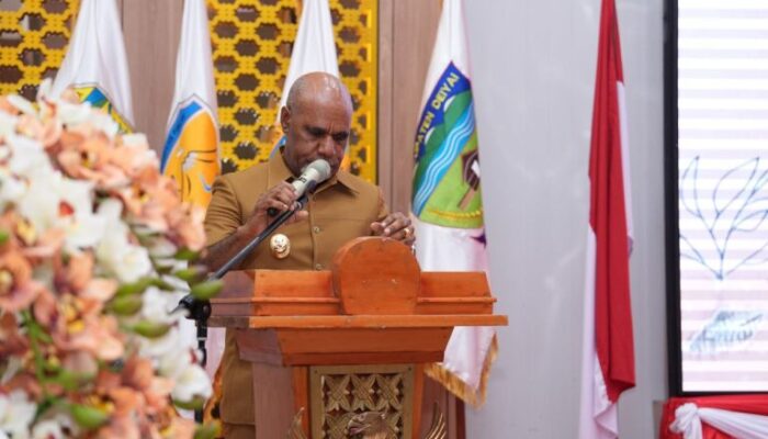 Wagub Papua Tengah Kukuhkan Pengurus DWP 2024–2029, Tekankan Peran Strategis Kaum Perempuan