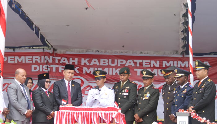 Mimika Timur Peringati HUT RI ke-80 dengan Upacara dan Lomba Kreatif