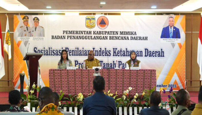 Wabup Emanuel Kemong: Kajian Risiko Bencana Jadi Pondasi Perencanaan Mimika