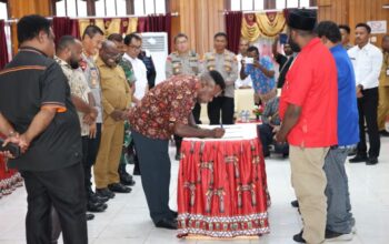 Cipayung Plus Papua Tengah Sampaikan 9 Poin Pernyataan Sikap, DPRP dan Gubernur Terima Aspirasi