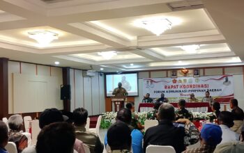 Jaga Kamtibnas, Pemkab Mimika Gelar Rapat Koordinasi Forum Komunikasi Pimpinan Daerah