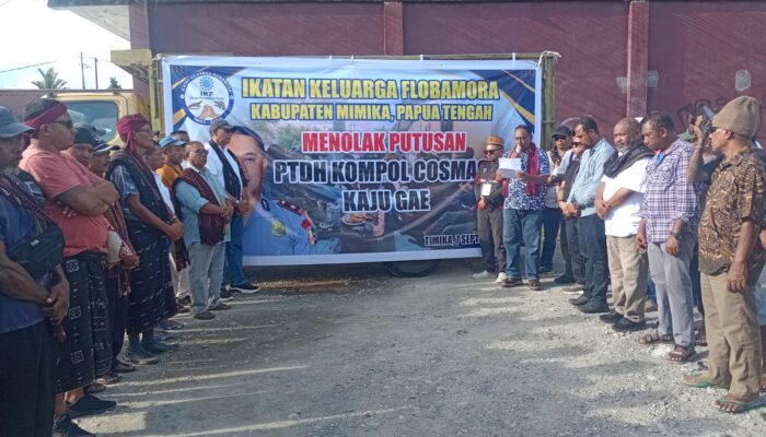 Flobamora Mimika Tolak PTDH Kompol Kosmas, Nilai Sarat Diskriminasi