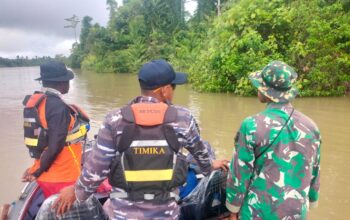 Tim SAR Gabungan Kerahkan Upaya Maksimal Cari Korban Perahu Tenggelam di Asmat