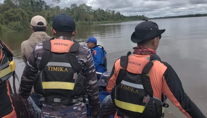 Empat Hari Pencarian, Korban Kecelakaan Perahu di Asmat Masih Misterius