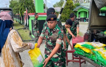 Denkav 3/SC Gelar Pasar Murah, Bantu Ringankan Beban Warga Timika