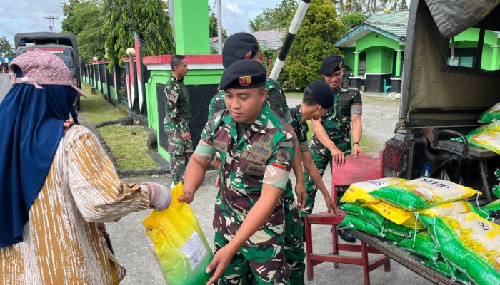 Denkav 3/SC Gelar Pasar Murah, Bantu Ringankan Beban Warga Timika
