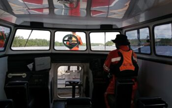 Perahu Susun Alami Kerusakan Mesin di Muara Kekwa, SAR Timika Evakuasi 5 Penumpang