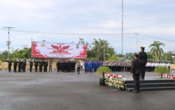 Polres Mimika Gelar Upacara Hari Kesaktian Pancasila Bertema “Pancasila Perekat Bangsa Menuju Indonesia Raya”