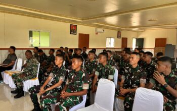 HUT TNI ke-80: Prajurit Kodim 1710/Mimika Gelar Doa Bersama, Jaga Semangat Pengabdian
