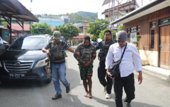 Satgas Damai Cartenz Tangkap DPO KKB Maam Taplo, Pelaku Penyerangan Nakes Kiwirok