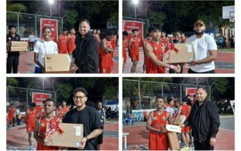 Tim Gabungan SMA Juara Banteng CUP 2025, Gubernur Papua Tengah Beri Laptop untuk Top Skor